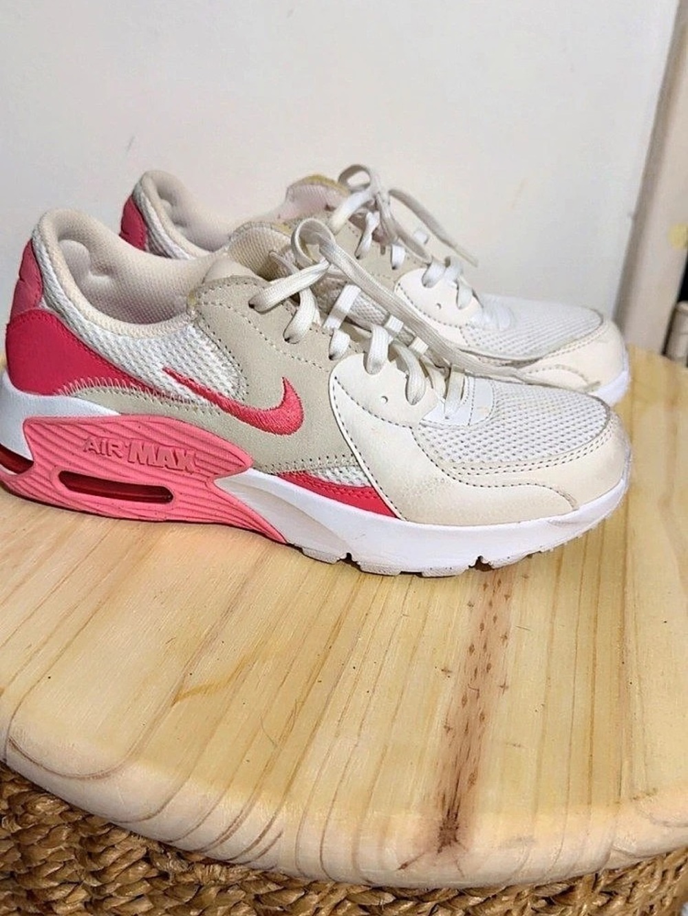 Nike Air Max 90 Women's Sneakers White & Pink US 7
